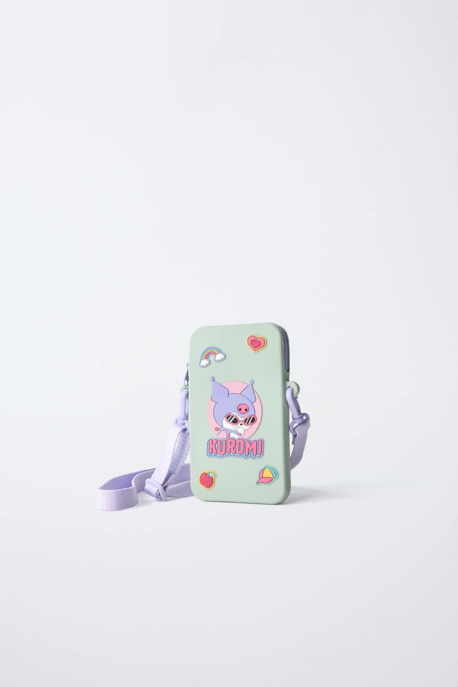 HOUSSE POUR TÉLÉPHONE PORTABLE EFFET GOMME KUROMI © SANRIO