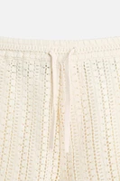 BERMUDA À TEXTURE CROCHET