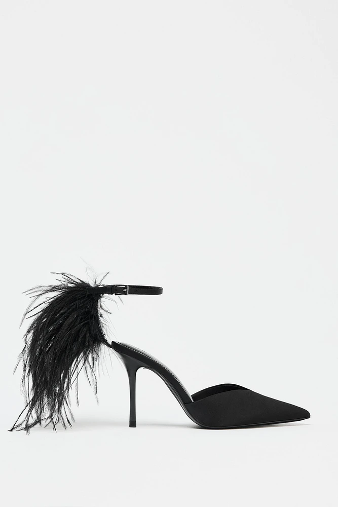 FEATHER FANTASY HEELS