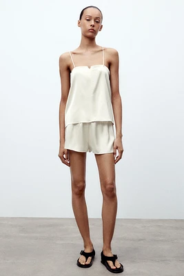 TOP STYLE LINGERIE SATINÉ