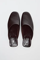 LEATHER MULES