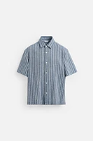 CHEMISE JACQUARD RAYURES