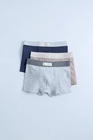 TIMELESZ – PACK OF THREE PAIRS CONTRAST BOXERS