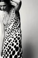 POLKA DOT MAXI DRESS ZW COLLECTION