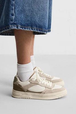 MULTICOLOR FABRIC SNEAKERS