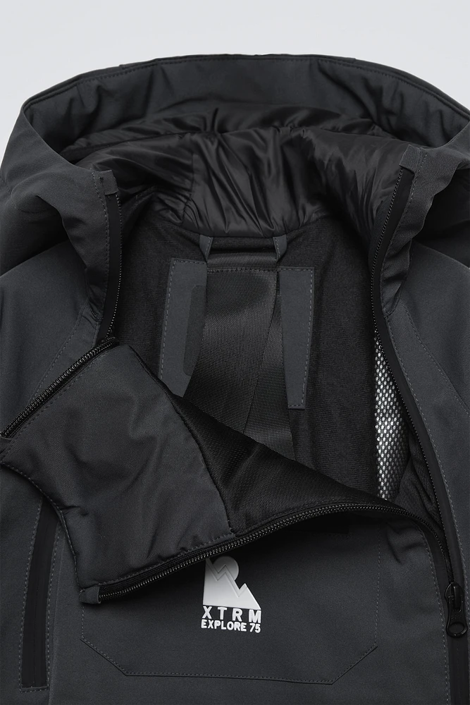 WATER REPELLENT AND WINDPROOF RECCO® SYSTEM POUCH POCKET JACKET SKI COLLECTION