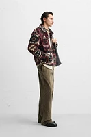 TEXTURED JACQUARD JACKET