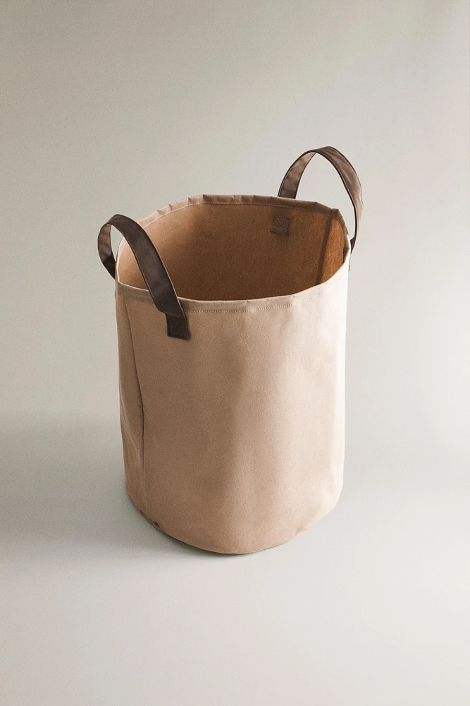 SAC FEUILLES COTON JARDIN