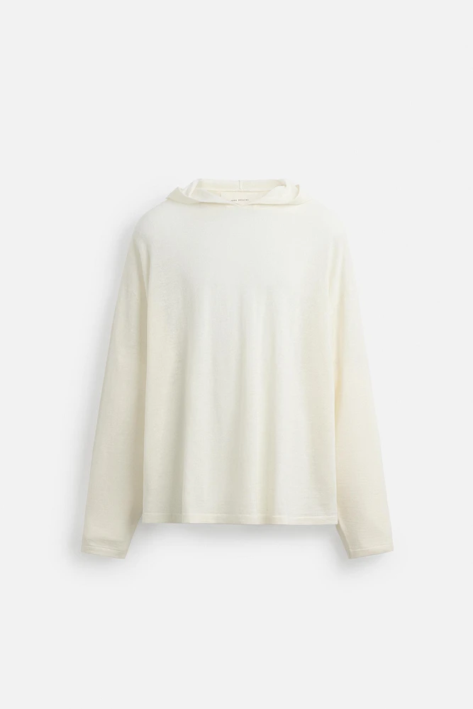 LINEN - WOOL HOODIE