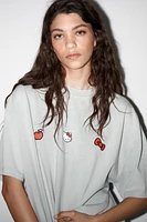 HELLO KITTY © 2025 SANRIO WASHED EFFECT T-SHIRT