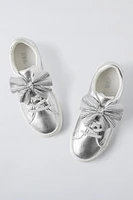 SPARKLY BOW SNEAKERS