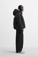 HOODED QUILTED JACKET