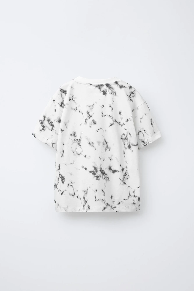 T-SHIRT IMPRIMÉ TIE DYE SPORTY