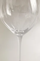 VERRE À VIN CRISTALLIN RELIEF