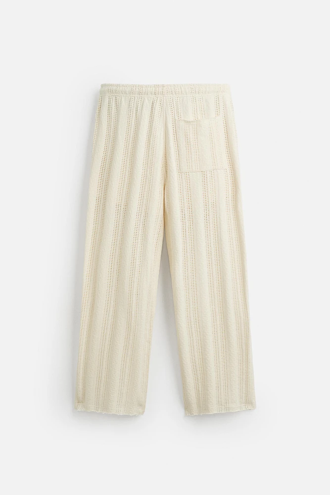 OPEN WEAVE PANTS