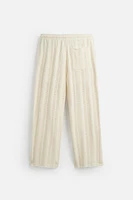 OPEN WEAVE PANTS