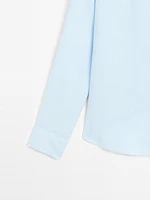 Flowing 100% linen shirt