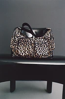 ANIMAL PRINT SHOULDER BAG