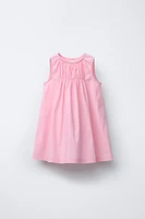 ELASTICIZED FULL-CUT DRESS