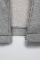 PLUSH HOODED SWEATSHIRT