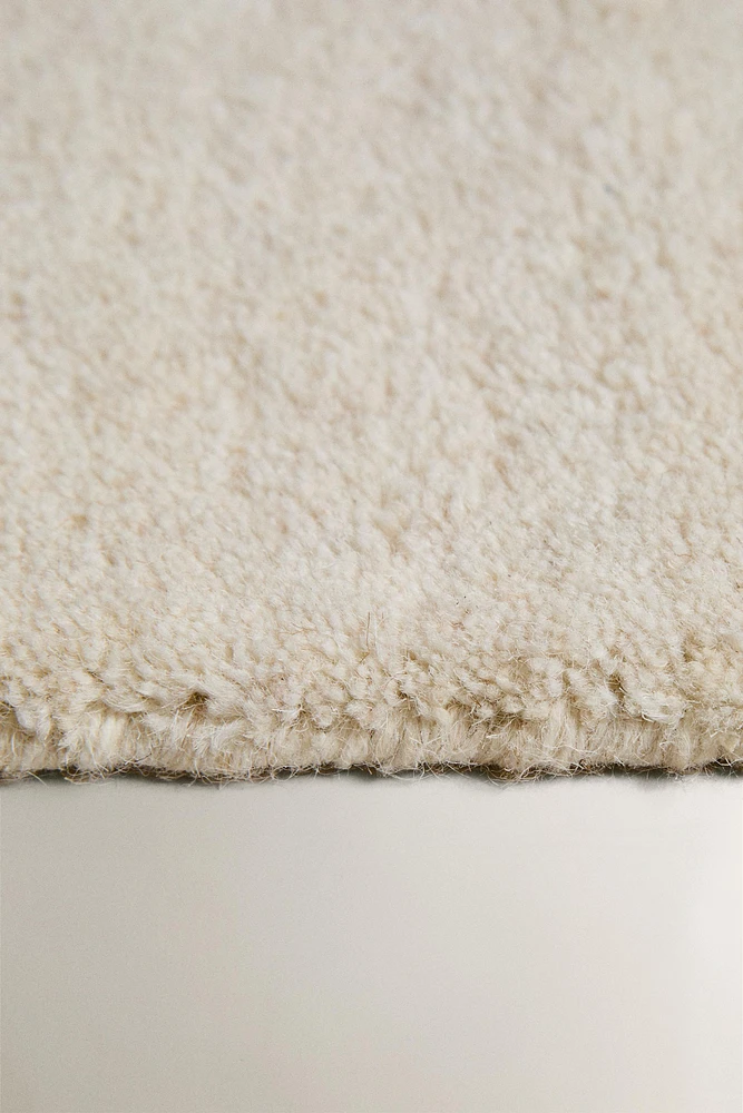 TAPIS LAINE COTON DEMI-CERCLE