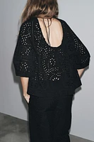 BLOUSE BRODERIES PERFORÉES ZW COLLECTION