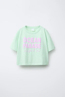 TEXT PRINT T-SHIRT