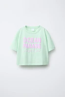 TEXT PRINT T-SHIRT