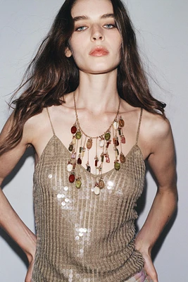 SEQUIN KNIT TOP