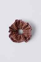 DOUBLE PLAID SCRUNCHIE