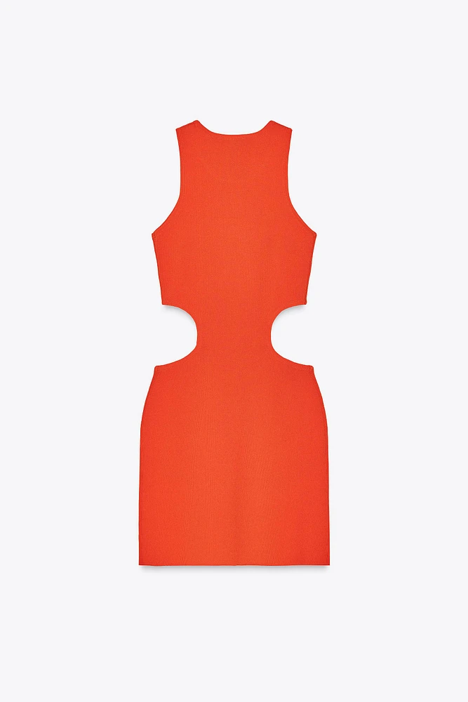 ROBE MINI EN MAILLE AJOURÉE