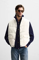 PADDED VEST WITH POCKETS