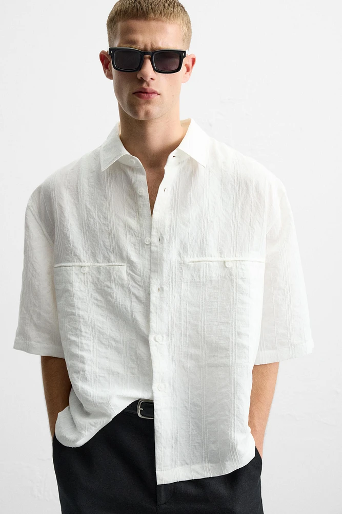 STRIPED JACQUARD SHIRT