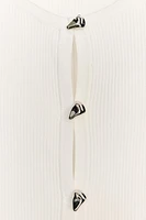 RIB KNIT VEST TOP