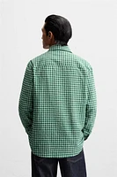 CHEMISE AVEC STRUCTURE À CARREAUX