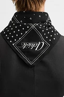 CONTRAST PRINT BANDANA