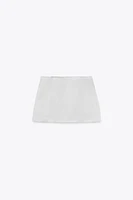 SATIN MINI SKIRT