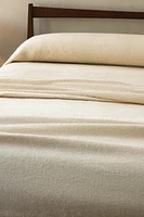 CASHMERE-EFFECT COTTON BEDSPREAD