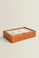 WOODEN JEWELRY BOX