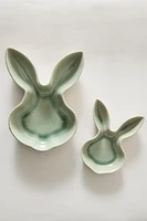 RABBIT STONEWARE BOWL