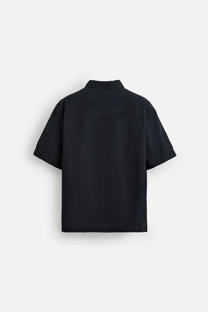 CHEMISE JACQUARD COTON - LYOCELL