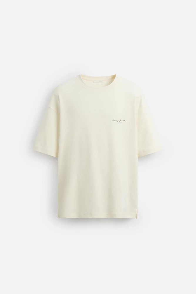 T-SHIRT À INSCRIPTION IMPRIMÉE