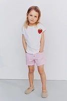 T-SHIRT PIÈCES BRODÉES FRUITS