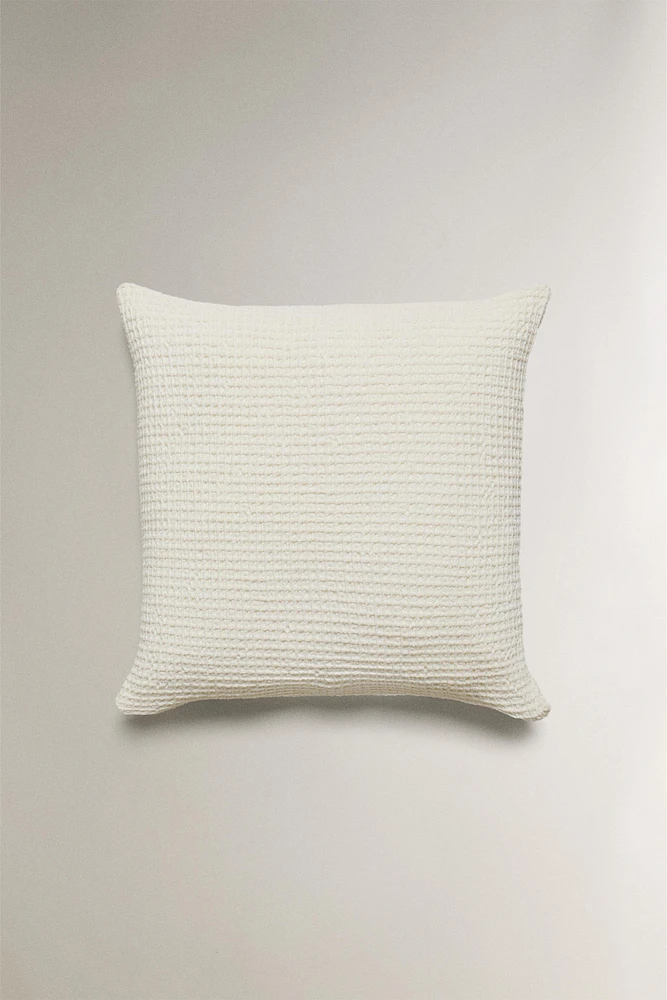 HOUSSE DE COUSSIN MINI-WAFFLE