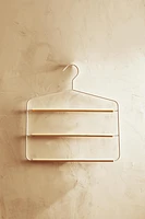 METAL AND WOOD PANTS HANGER