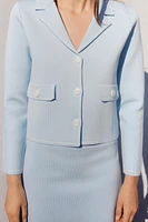 TRIM KNIT JACKET