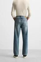 JEAN STRAIGHT FIT REGULAR DÉCHIRÉ