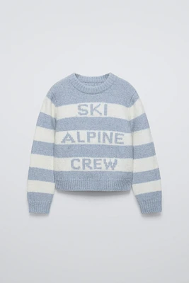 STRIPED KNIT SWEATER SKI COLLECTION