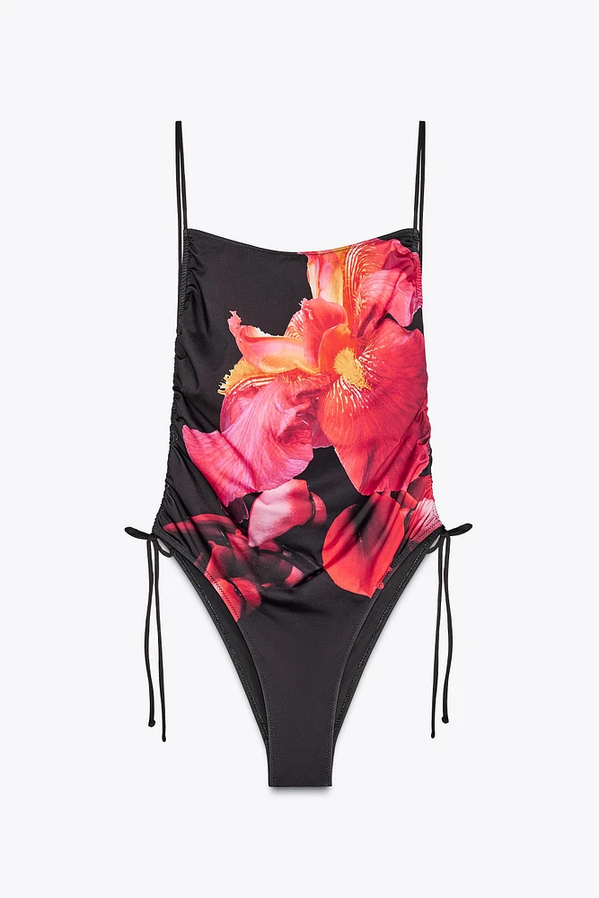 FLORAL PRINT SWIMSUIT