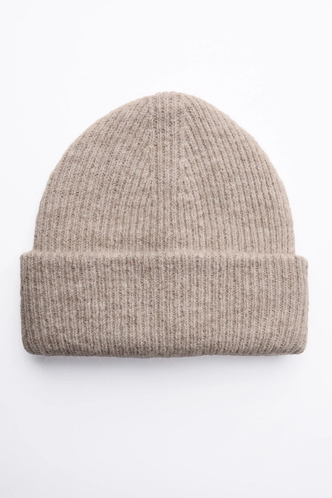 BONNET BEANIE À REVERS